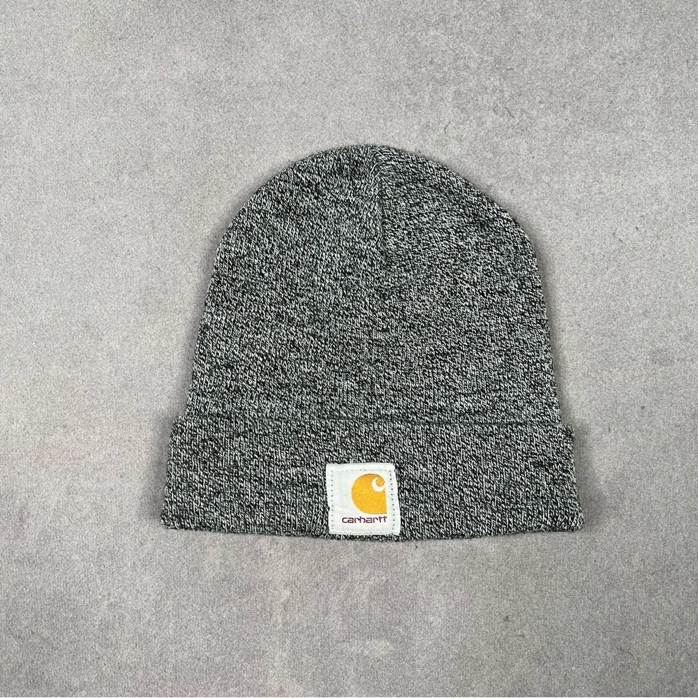 Carhartt Black and White Knit Beanie - Picture 1 of 3